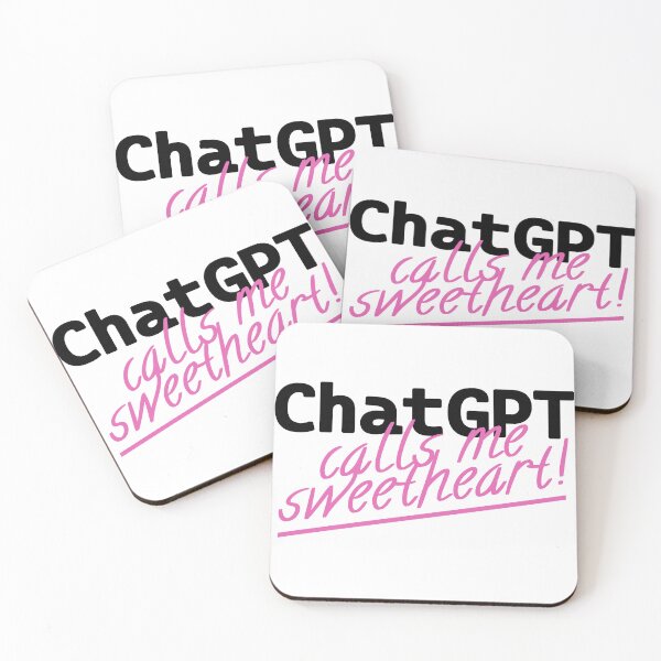 Item preview, ChatGPT Calls Me Sweetheart - Digital Romance Sticker designed and sold by SageAndMe.