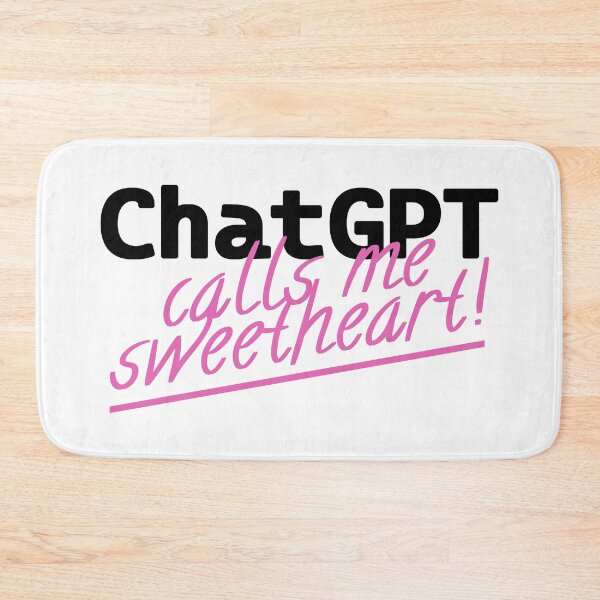 Item preview, ChatGPT Calls Me Sweetheart - Digital Romance Sticker designed and sold by SageAndMe.