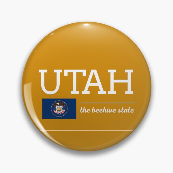 Item preview, UTAH State with Flag designed and sold by philevera.