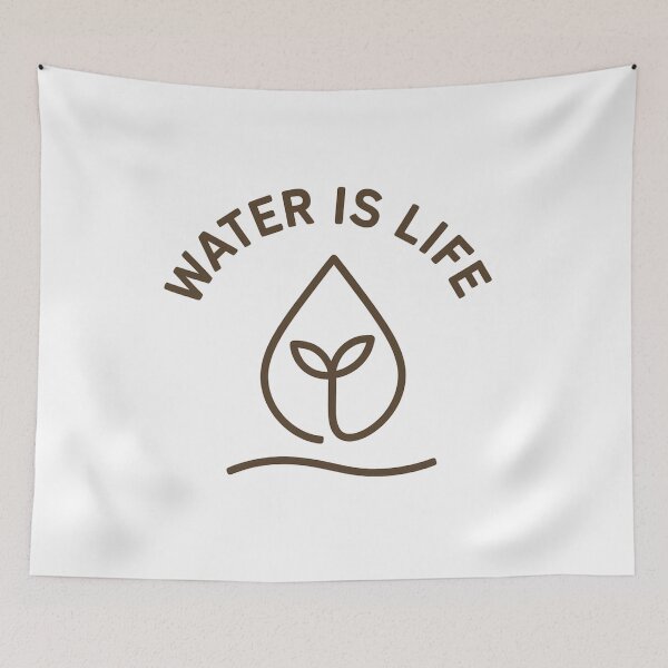 Item preview, Water Is Life – Sprout Drop designed and sold by Bernd Friese.
