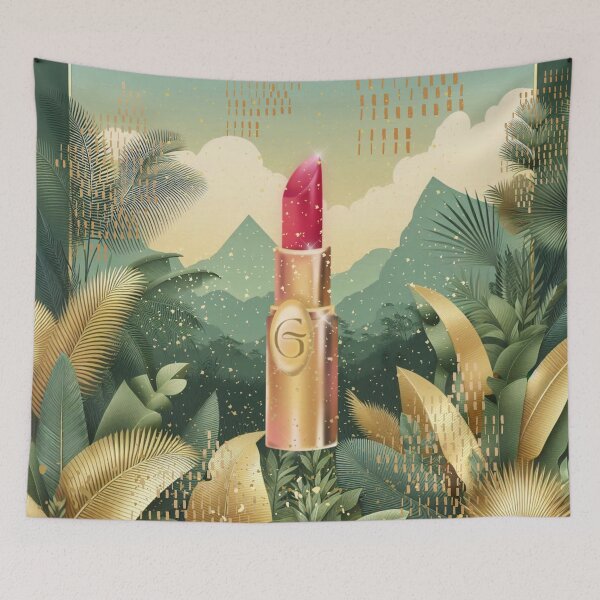 Item preview, Elegant Gold Tropical Jungle Pattern | Botanical Palm Leaves Design designed and sold by Sugar Wisdom .