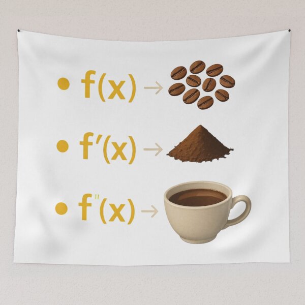 Item preview, Mathematics and caffeine designed and sold by Noni3D.