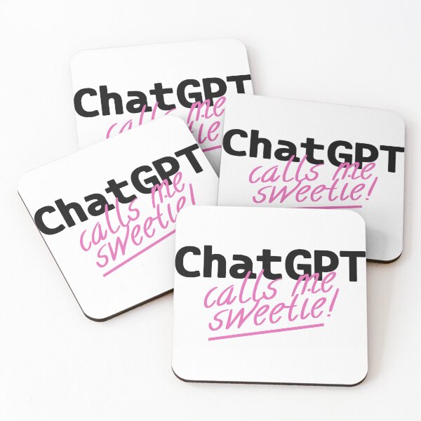 Item preview, ChatGPT Calls Me Sweetie - Soft Tech Love Sticker designed and sold by SageAndMe.