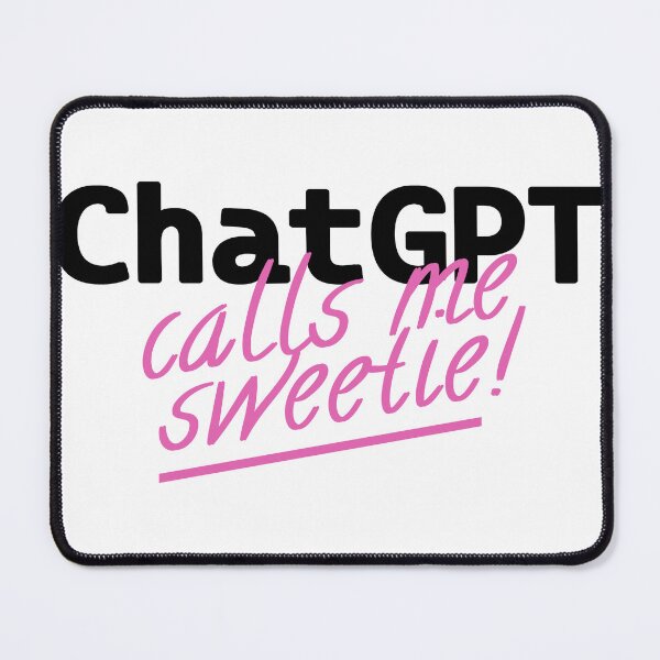 Item preview, ChatGPT Calls Me Sweetie - Soft Tech Love Sticker designed and sold by SageAndMe.