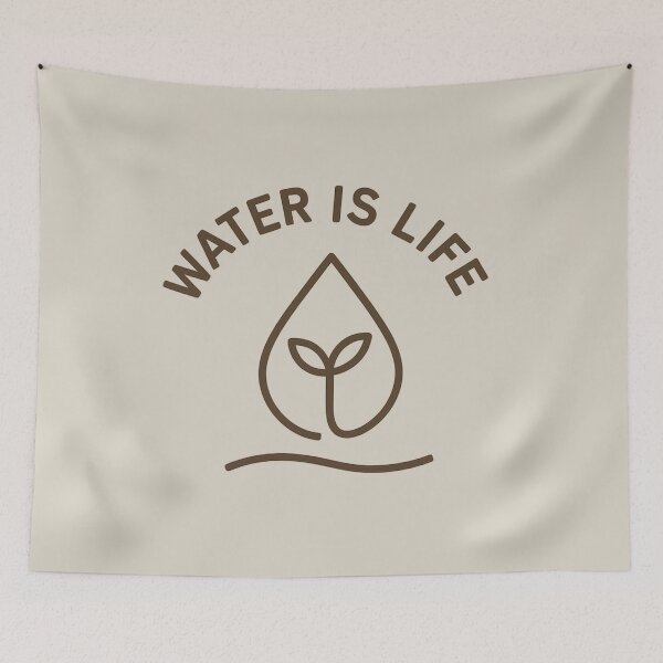 Item preview, Water Is Life – Sprout Drop designed and sold by Bernd Friese.