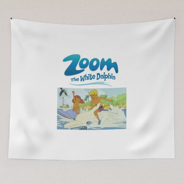 Item preview, Zoom the White Dolphin tribute designed and sold by IanBakerToons.