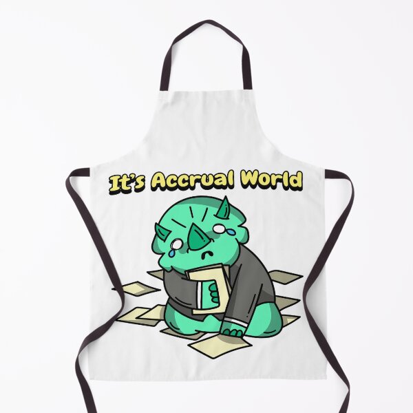 Item preview, It’s Accrual World Funny Dinosaur Crying in Suit Surrounded by Paperwork designed and sold by The Sun Brings Light.