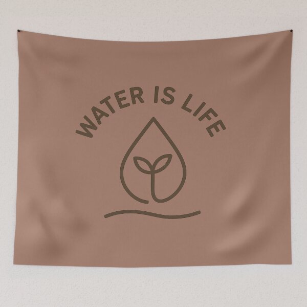 Item preview, Water Is Life – Sprout Drop designed and sold by Bernd Friese.