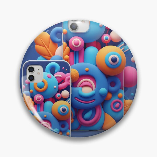 Item preview, Whimsical 3D Abstract Design designed and sold by Zappyzen.