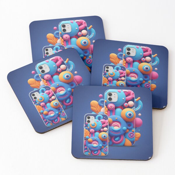 Item preview, Whimsical 3D Abstract Design designed and sold by Zappyzen.