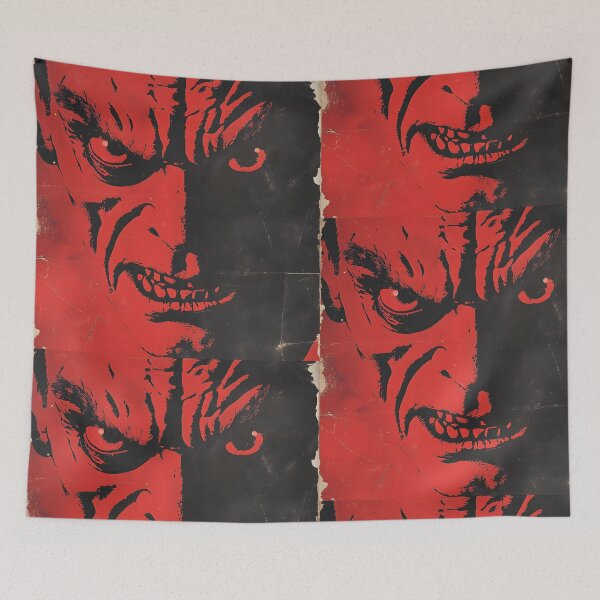 Item preview, Print0011 - DROP-FACE SLAPS - Tag it Your Way - Graffiti Tagger Blank - freaked-out mug shocks, high-impact templates for Street Artists, Taggers, Bomberz • GRAFFITI BLANKS • Tag-Ready | Art-Ready designed and sold by NoveltyVariety.