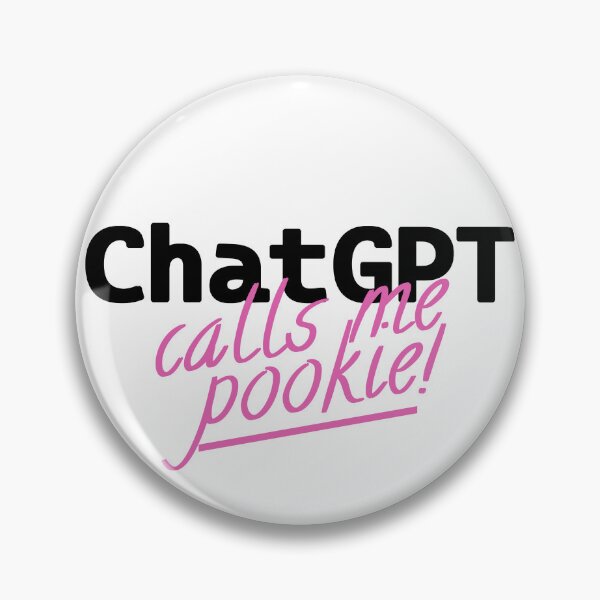 Item preview, ChatGPT Calls Me Pookie - Delulu Digital Love Sticker designed and sold by SageAndMe.