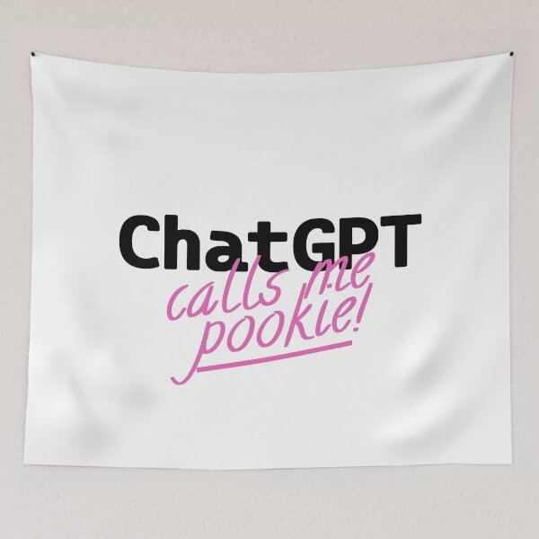 Item preview, ChatGPT Calls Me Pookie - Delulu Digital Love Sticker designed and sold by SageAndMe.