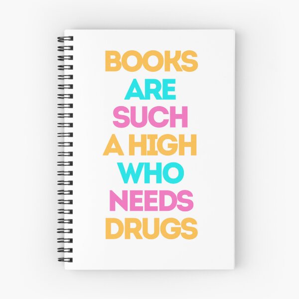 Item preview, Books are my high - Funny Book Lover Quotes designed and sold by GildedBones.