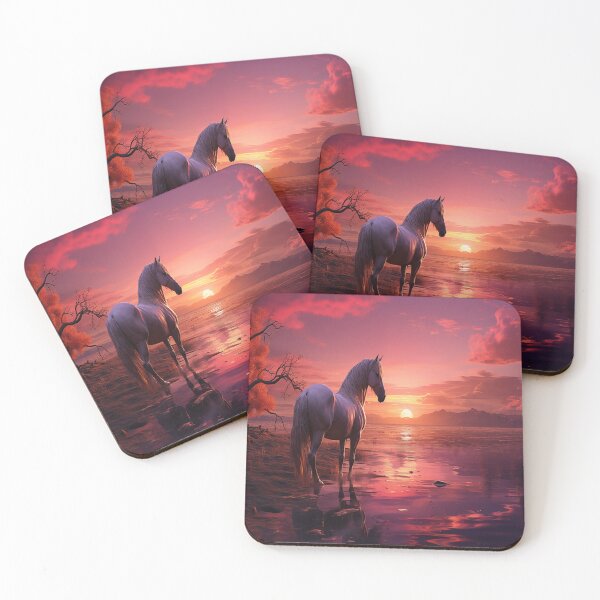 Item preview, Horse at sunset designed and sold by LunettaShop.