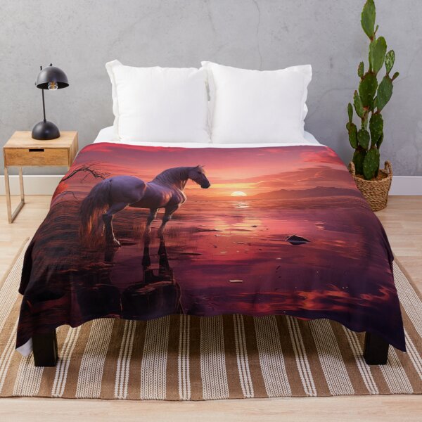 Item preview, Horse at sunset designed and sold by LunettaShop.