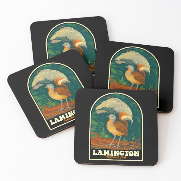 Item preview, Lamington National Park Lyrebird Vintage Artwork designed and sold by JackCurtis1991.