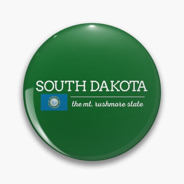 Item preview, SOUTH DAKOTA State with Flag designed and sold by philevera.