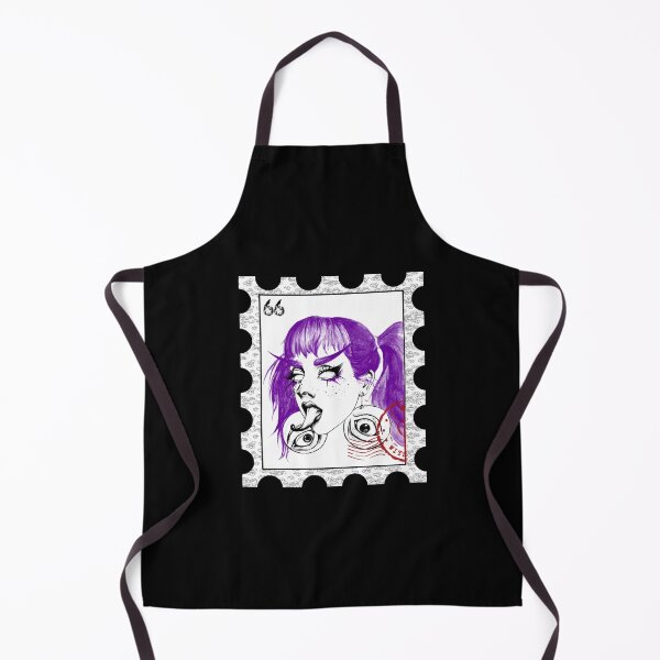 Item preview, Creepy Clown Girl Postage Stamp  designed and sold by FarieArt.