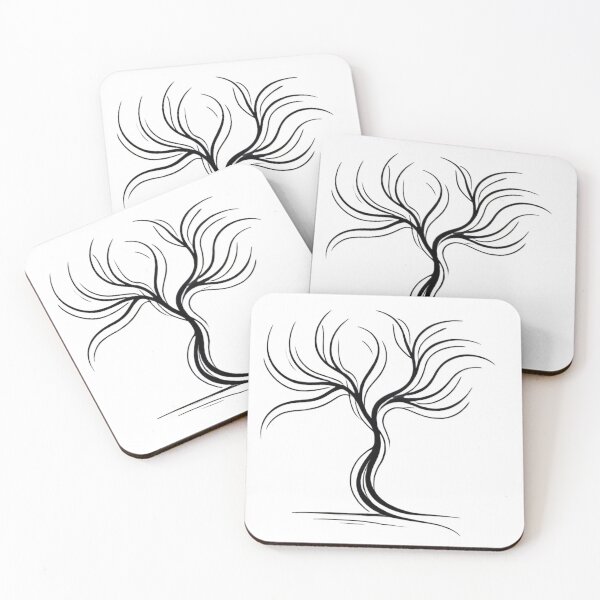Item preview, Whispering Tree – Minimalist Art designed and sold by Don't Crack Art.