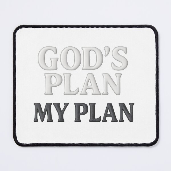 Item preview, God's Plan Is Greater 3D Faith Quote Design designed and sold by WolfPixelRo.