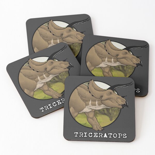 Item preview, Three-horned face designed and sold by PaleoFantasies.