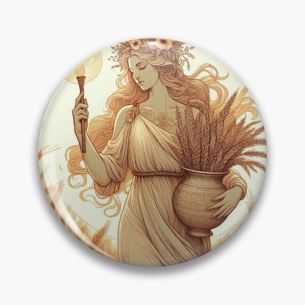Item preview, Demeter – Goddess of Nature and Harvest designed and sold by Roberta Calabrese.