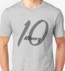 Tenth Doctor Allons-y Unisex T-Shirt