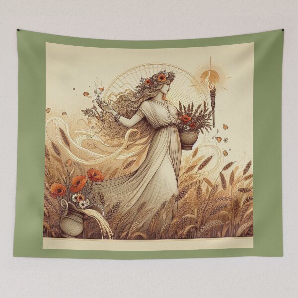 Item preview, Demeter – Goddess of Nature and Harvest designed and sold by Roberta Calabrese.