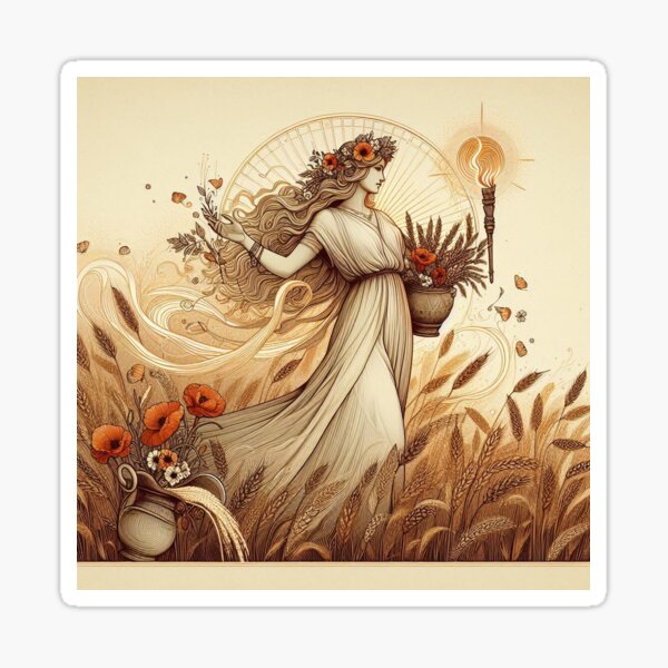 Item preview, Demeter – Goddess of Nature and Harvest designed and sold by Roberta Calabrese.