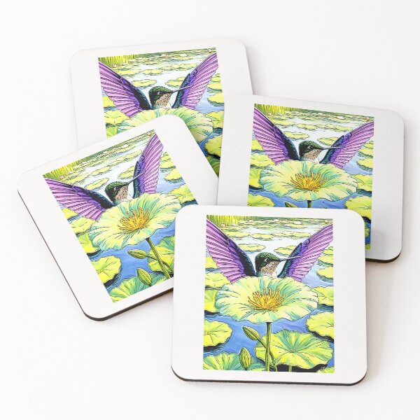 Item preview, Hummingbird Sylph-de-cauda-violeta (Aglaiocercus coelestis) designed and sold by Helios Be. Lavsh.