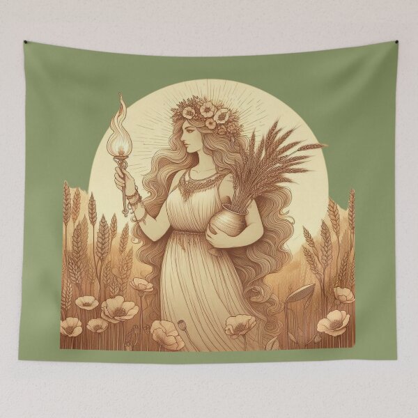 Item preview, Demeter – Goddess of Nature and Harvest designed and sold by Roberta Calabrese.