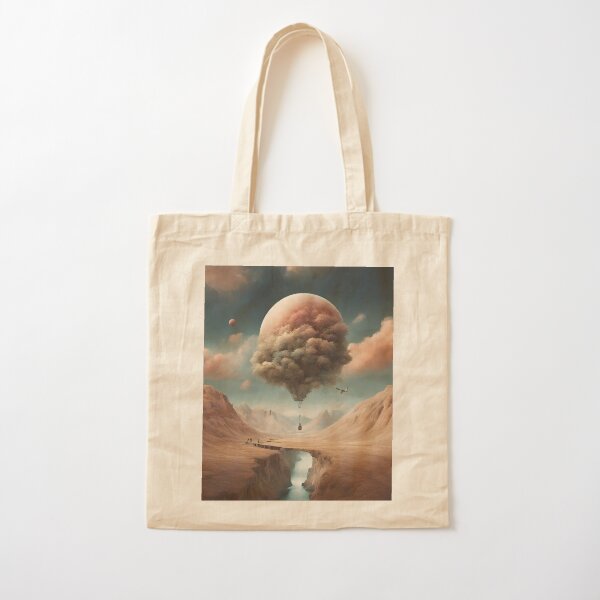 Item preview, Surreal Treetop Balloon Flight: Fantasy Landscape Art  designed and sold by echowood26.