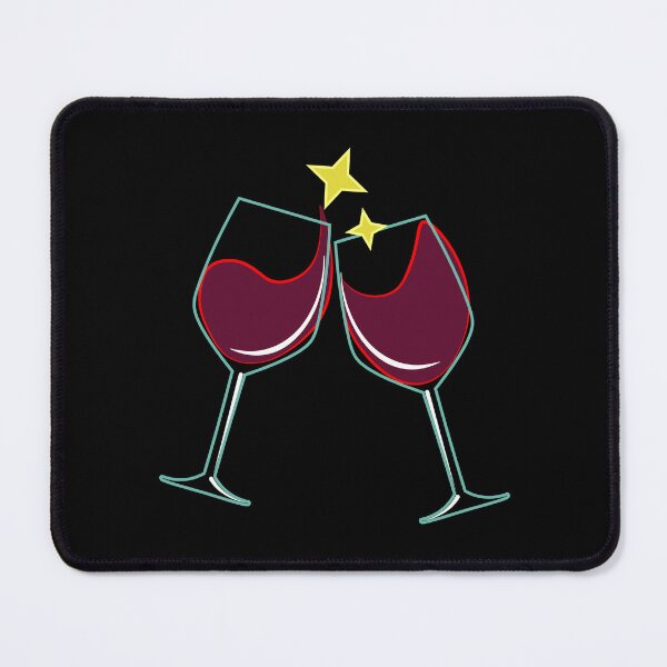 Item preview, Wine glasses celebrating in a toast designed and sold by Merch Project.