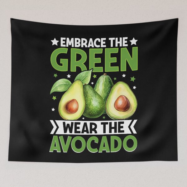 Item preview, Embrace The Green Wear The Avocado designed and sold by Faiza Styles.