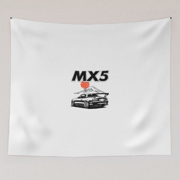 Item preview, MX5 Tshirt with Mount Fuji and Rising Sun designed and sold by mudfleap.