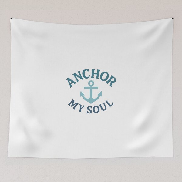 Item preview, Anchor My Soul – Nautical Serenity Design designed and sold by WolfPixelRo.