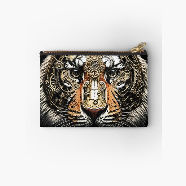 Item preview, Clockwork Tiger: Steampunk Beast Art designed and sold by ShadowAndSlate.