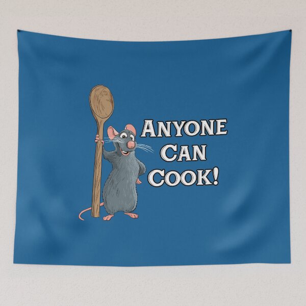 Item preview, Anyone Can Cook - Ratatouille designed and sold by blacksnowcomics.