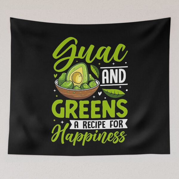 Item preview, Guac And Greens A Recipe For Happiness designed and sold by Faiza Styles.