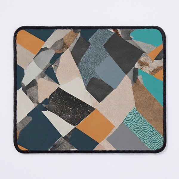 Item preview, please create an optimized listing for artwork with orange and blue marble swirls designed and sold by echowood26.