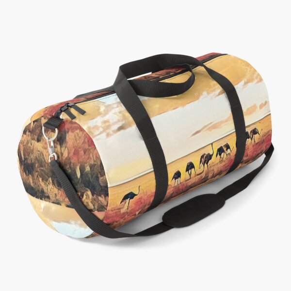 Item preview, Dusty Ostrich Parade Artfully Presented designed and sold by Kay Brewer.