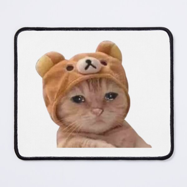 Item preview, moody cat designed and sold by Club Zero.