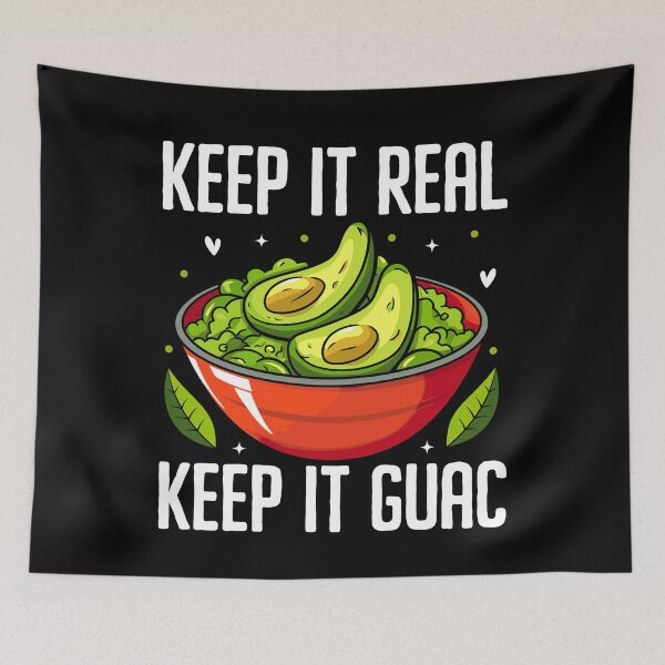 Item preview, Keep It Real Keep It Guac Avocado designed and sold by Faiza Styles.