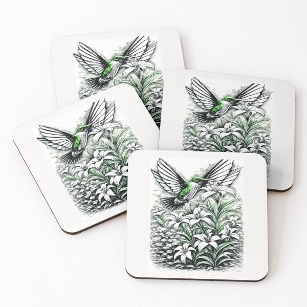 Item preview, Hummingbird Sylph-de-cauda-violeta (Aglaiocercus coelestis)#2 designed and sold by Helios Be. Lavsh.