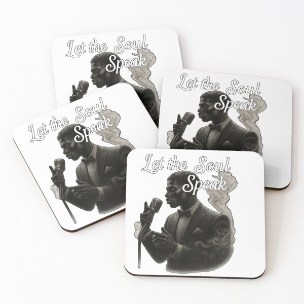 Item preview, Soul Singer Silhouette – Retro Jazz Art with Smoke Effect designed and sold by JenniferCreaArte .