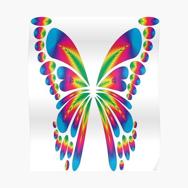 Butterfly Poster For Sale By Paradisessntl Redbubble 7346