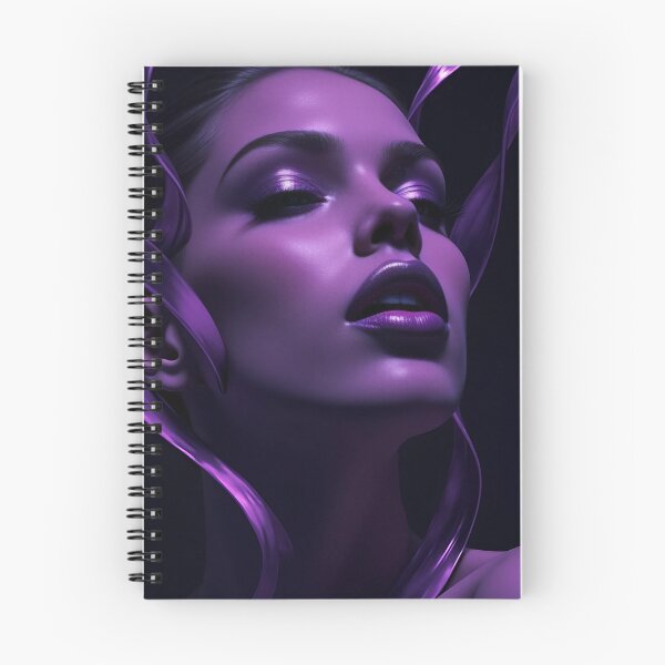 Item preview, Paisaje onírico violeta: retrato cibergótico surrealista designed and sold by VA Design.