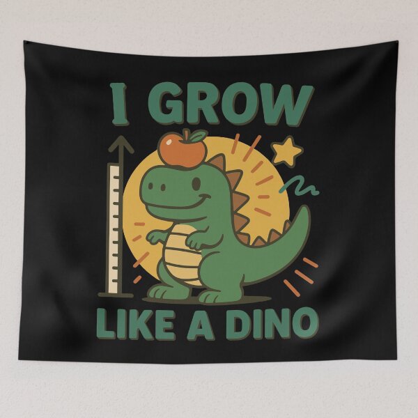 Item preview, I Grow Like A Dino Dinosaur Lover Kids designed and sold by LuminOrb.