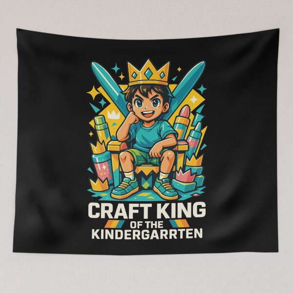 Item preview, Craft King Of The Kindergarten Child Artist designed and sold by LuminOrb.